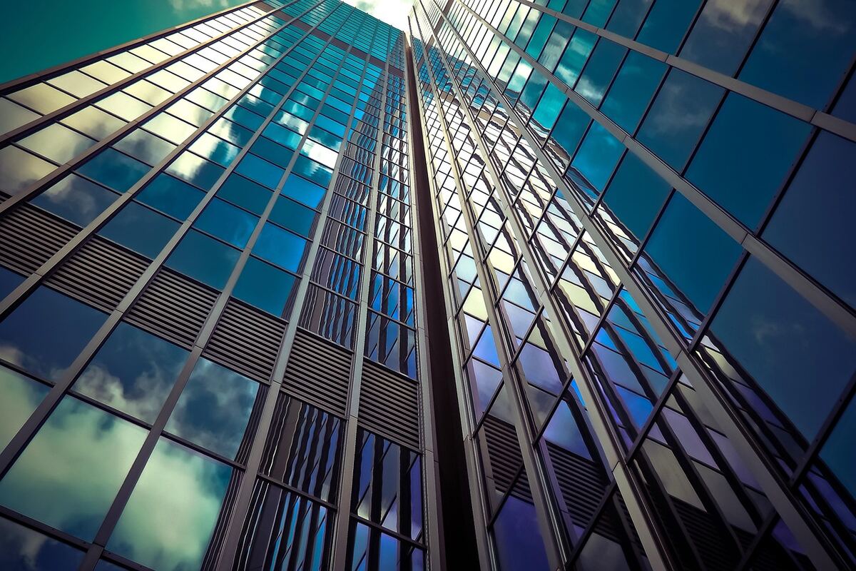 Commercial property building exterior