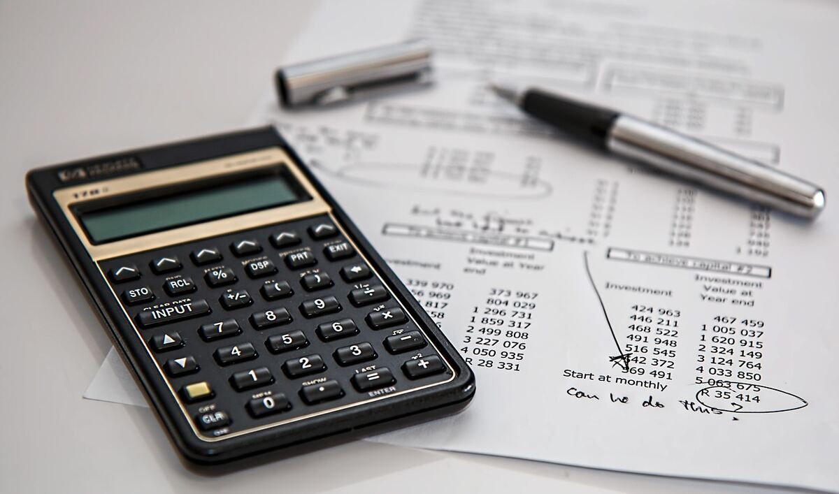Calculator and loan documents